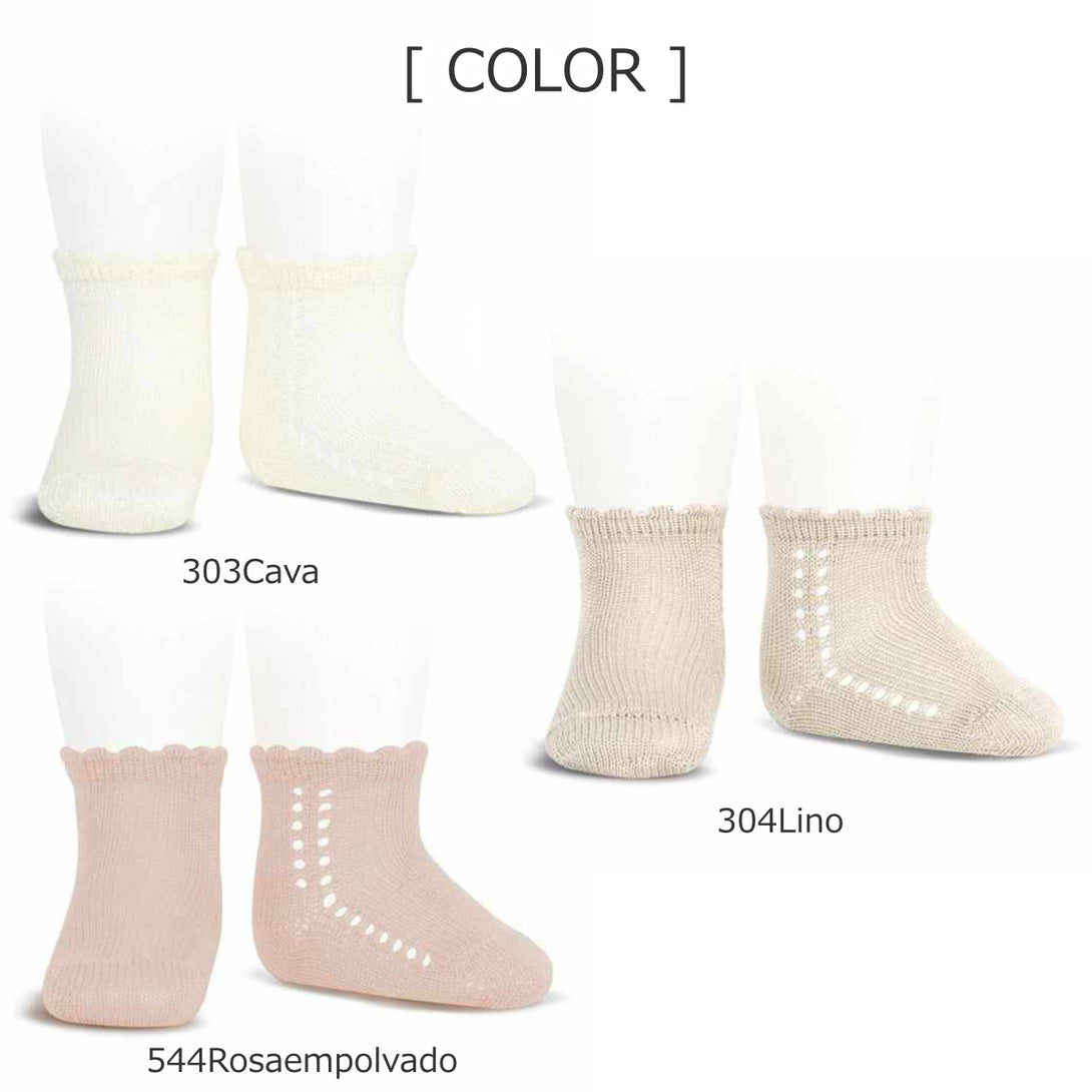 パールサイドオープンワークニーソックス（PERLESIDEOPENWORKKNEESOCKS）6ヶ月～3歳