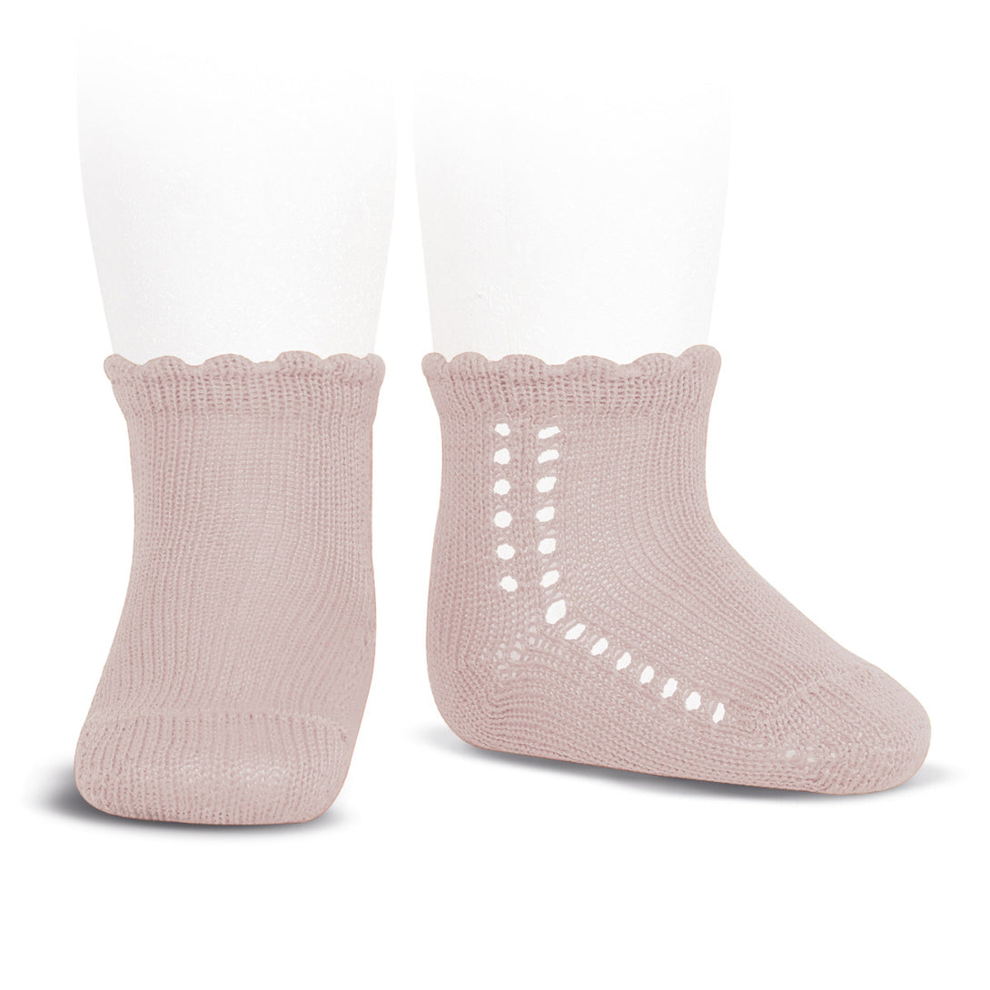 パールサイドオープンワークショートソックス（PerleSideOpenWorkShortSocks）6～7歳