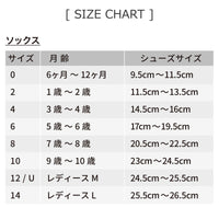 カラーワイドストライプニーソックス3歳～10歳