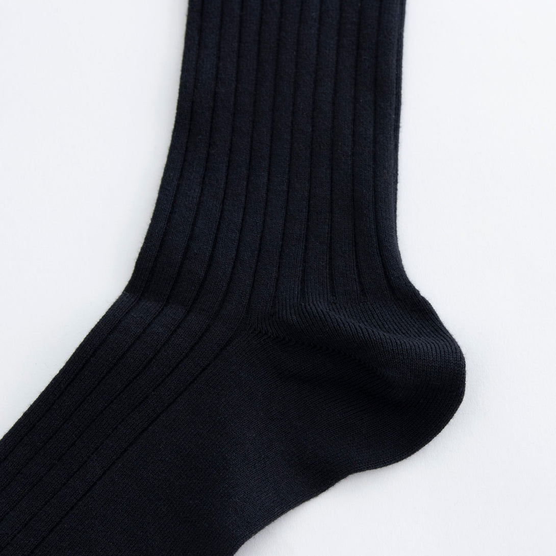 リブショートソックス14.5cm～24.5cmカラー1