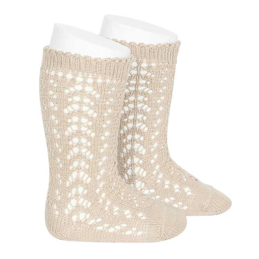 パール オープンワーク ニーソックス（Perle openwork knee socks） 8～11歳