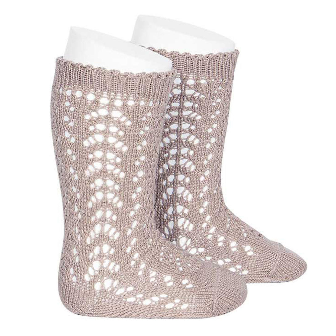 パール オープンワーク ニーソックス（Perle openwork knee socks） 8～11歳