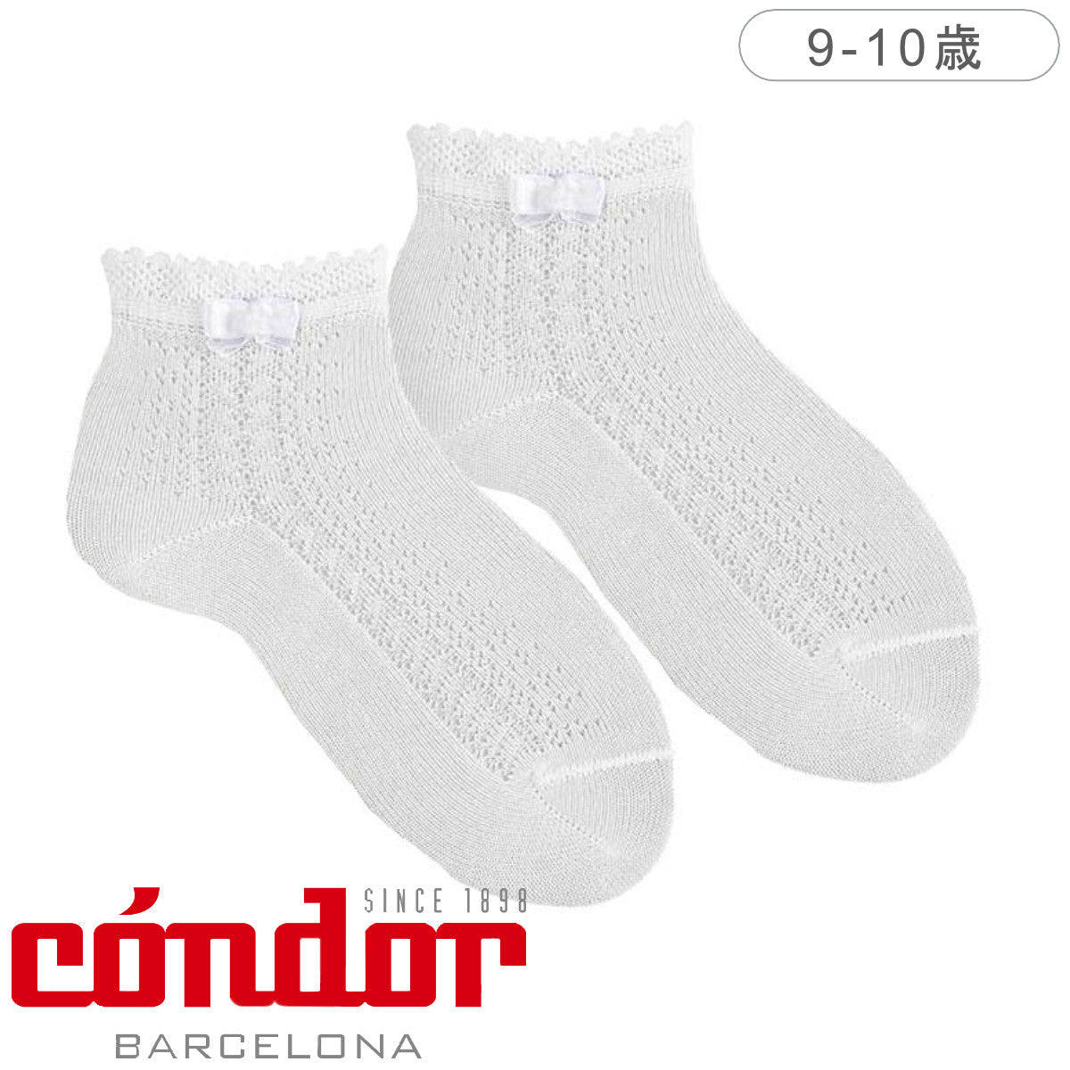 リボン付きサイドオープンワークセレモニーソックス（Sideopenworkceremonysockswithlittlebow）