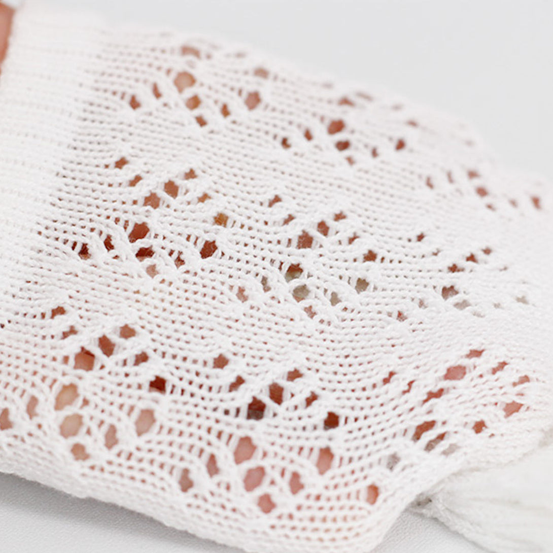 PERLEGEOMETRICOPENWORKKNEESOCKSパールジオメトリックオープンワークニーソックス