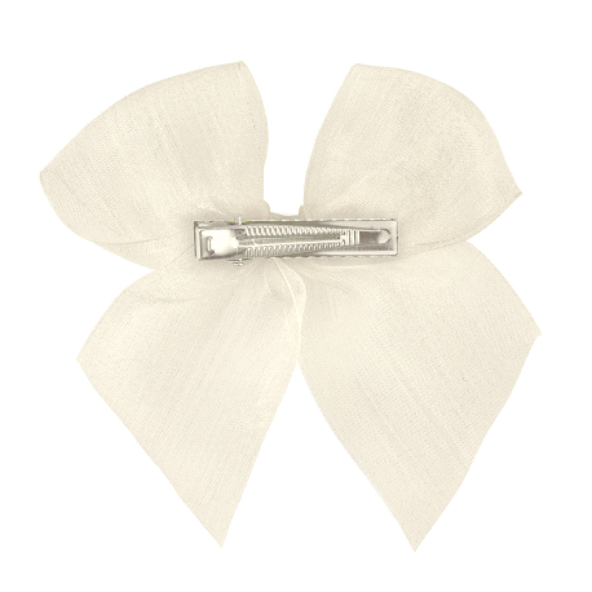 ゴルゴン出品です。　リボン♡ヘアクリップ ヘアークリップ オーガンジーリボン付 （Hair Clip with organza