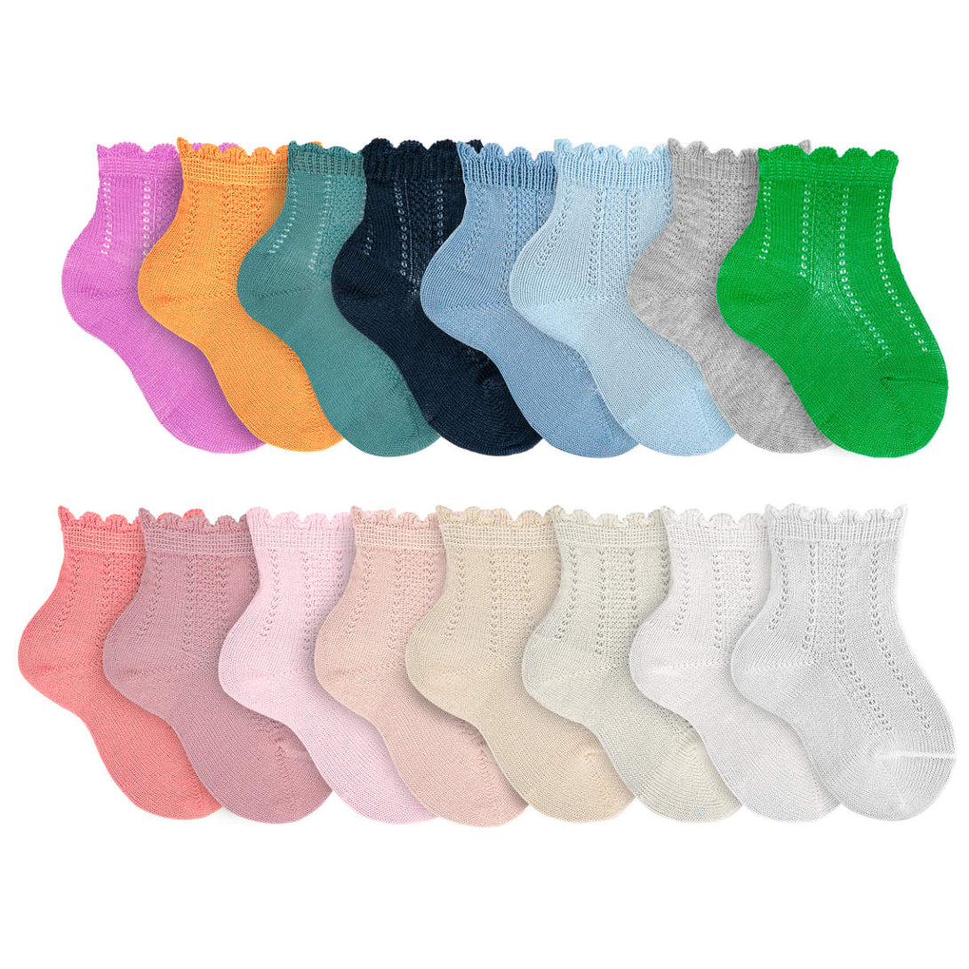 パターンショートソックス（Pattern short socks） 3～6歳