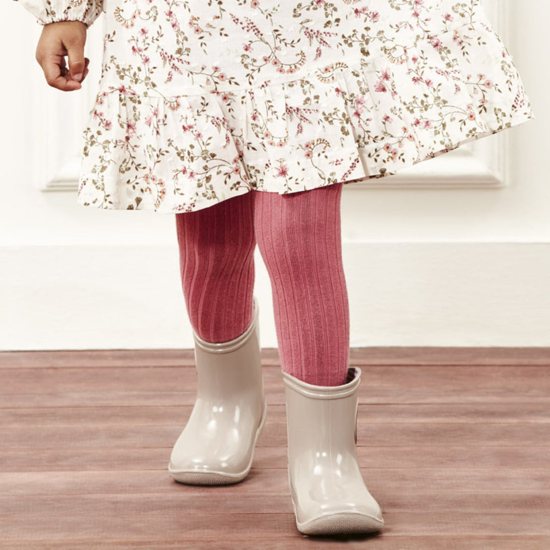 ベーシックリブタイツ71～94cmカラー2