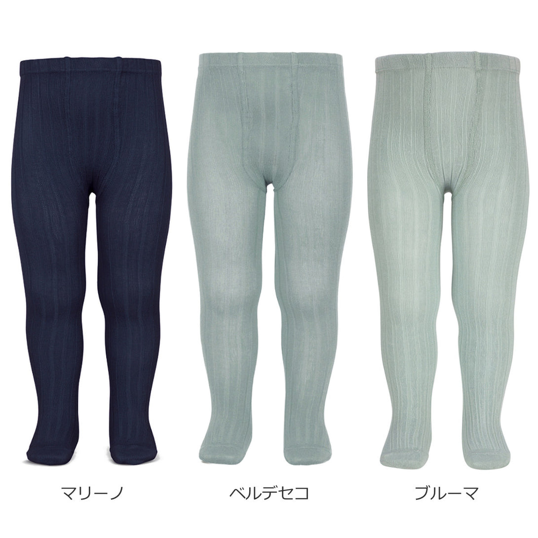 ベーシックリブタイツレディースS～Lカラー1