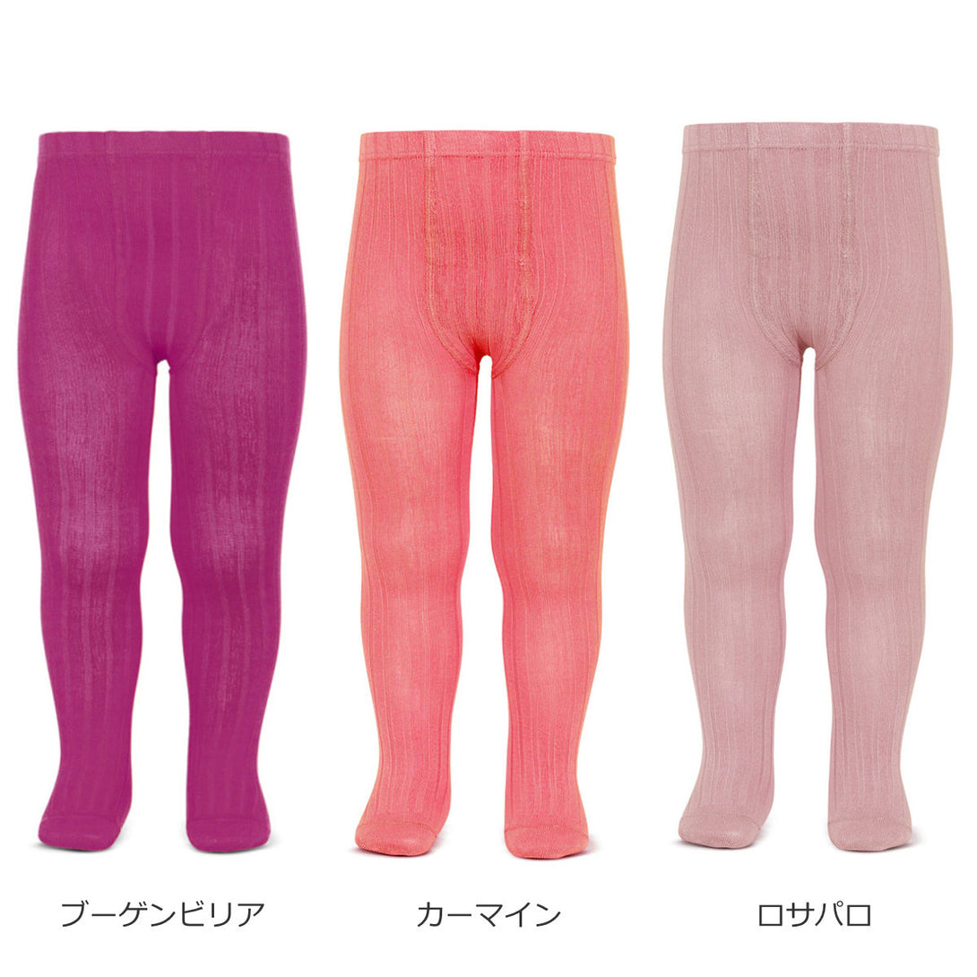 ベーシックリブタイツレディースS～Lカラー2