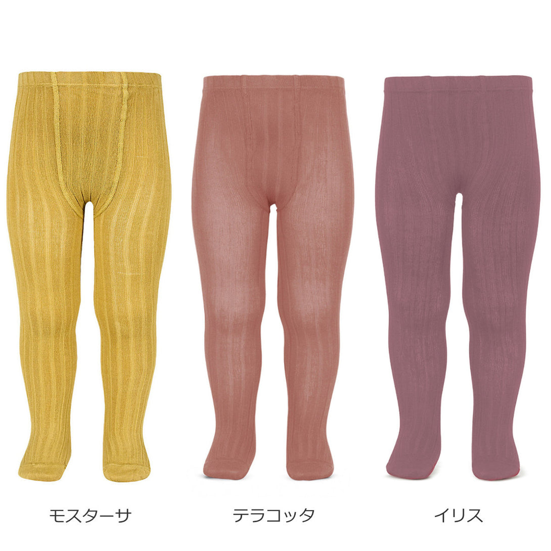 ベーシックリブタイツレディースS～Lカラー2