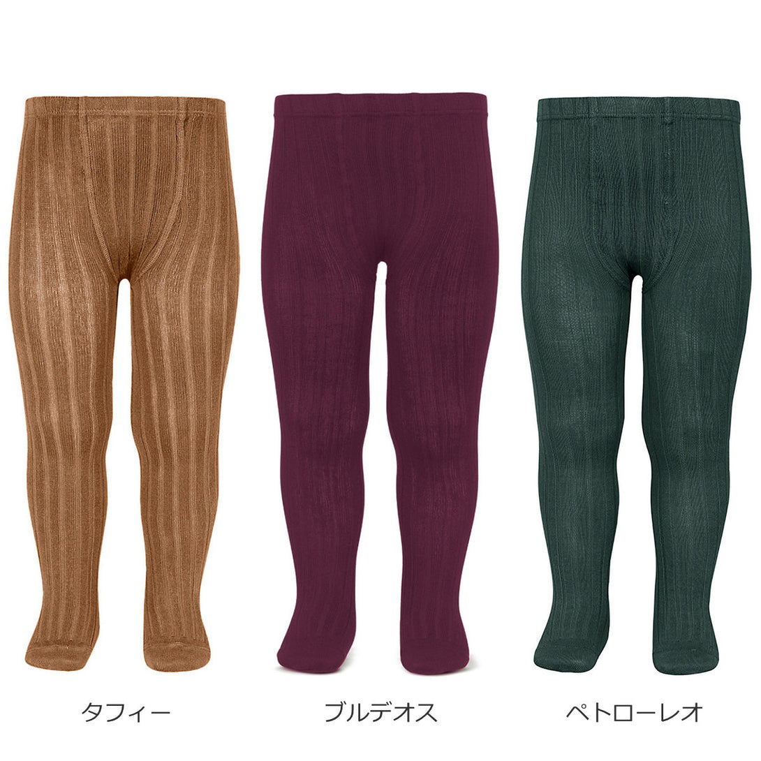 ベーシックリブタイツレディースS～Lカラー3