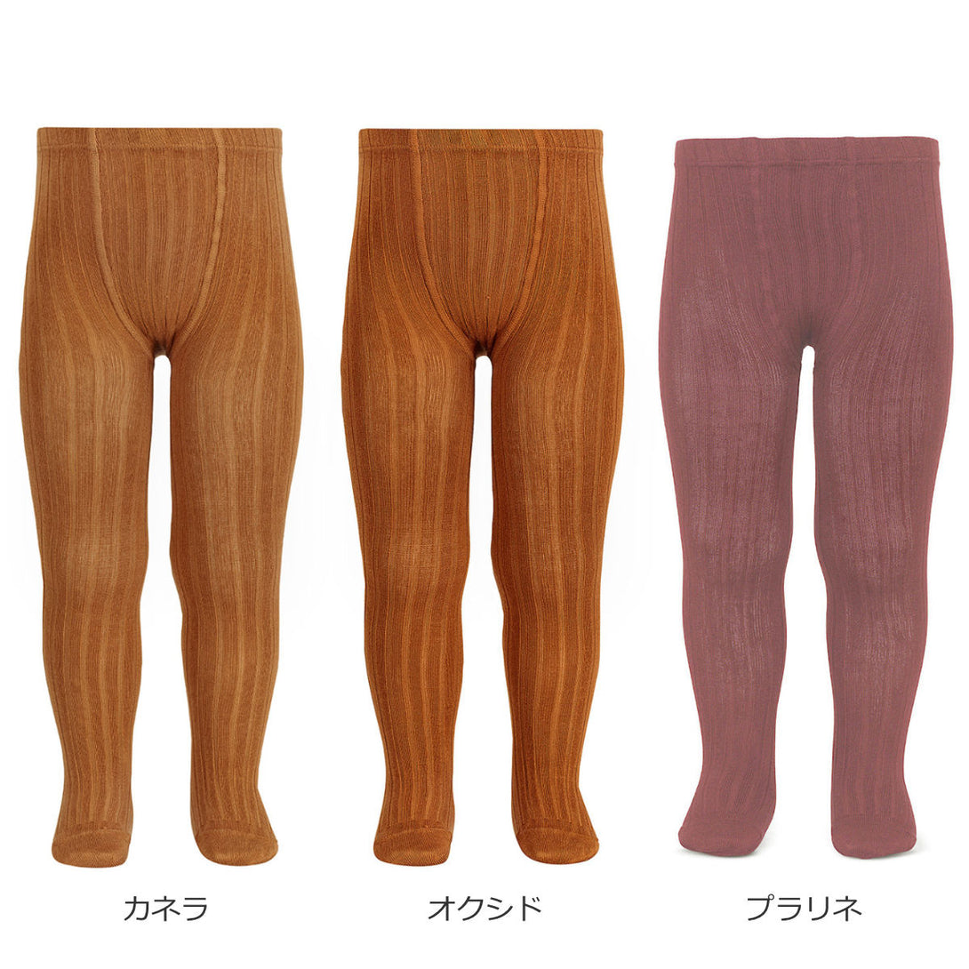 ベーシックリブタイツレディースS～Lカラー3
