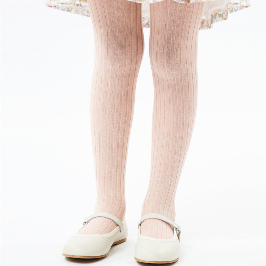 ベーシックリブタイツ95～142cmカラー2