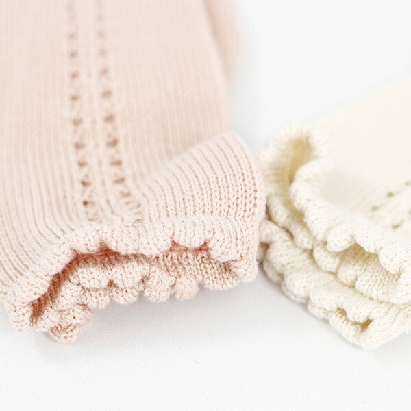 PERLE SIDE OPENWORK KNEE SOCKS パールサイドオープンワーク