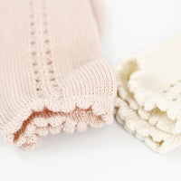 PERLE SIDE OPENWORK KNEE SOCKS パールサイドオープンワークニーソックス 6ヶ月-3歳用