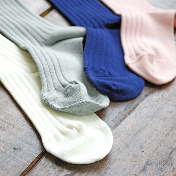 RIB SHORT SOCKS リブショートソックス 3歳-10歳用 （カラー1）